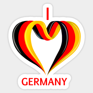 I love Germany Sticker